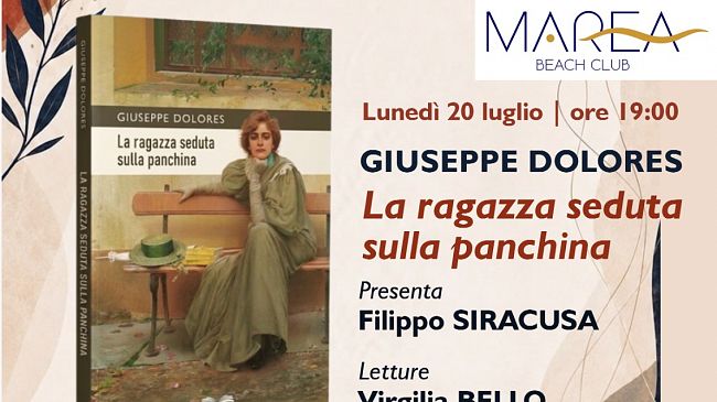 Mazara, Giuseppe Dolores presenta il romanzo 