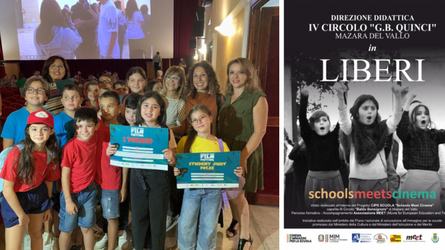 Mazara, il IV Circolo “G. B. Quinci” vince concorso “MDV Meets Cinema Festival”