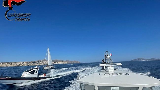 Controlli e sanzioni dei Carabinieri nel mare delle Egadi