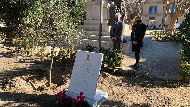 Trapani, piantumato un ulivo in memoria di Giovanni Palatucci
