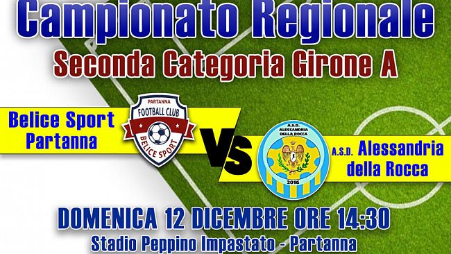 Partanna, domenica ritorna il Campionato di Seconda Categoria