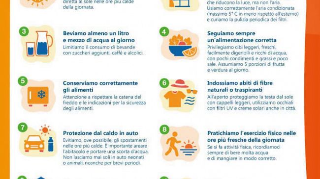 Mazara, ondata di calore: i consigli utili e le raccomandazioni 