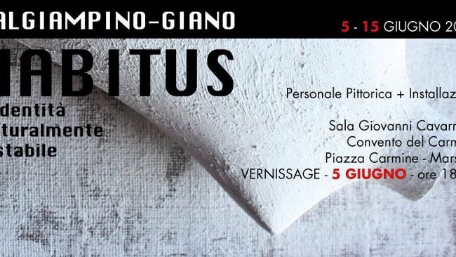 “Habitus. L’identità naturalmente instabile” dal 5 al 15 giugno al Carmine di Marsala. Venerdì 5 l’inaugurazione