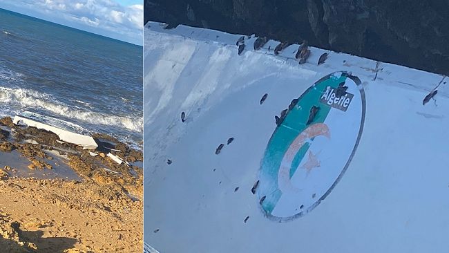 Mazara, resti di piccola imbarcazione algerina sulla scogliera di Quarara