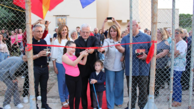 Erice, riapre il campetto di calcio di Pizzolungo dopo gli interventi di manutenzione