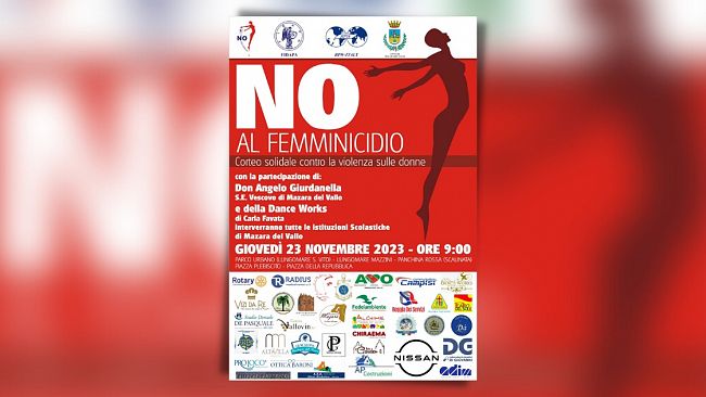 Mazara, il 23 novembre manifestazione 