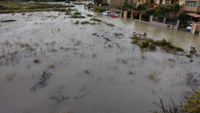 Le foto del nubifragio a Castelvetrano, attenzione alta per tutta la giornata 