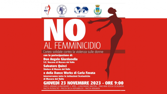 Mazara, Giornata Internazionale per l'eliminazione della violenza contro le donne
