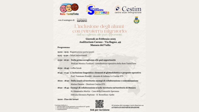 Mazara, il 20 febbraio il convegno 