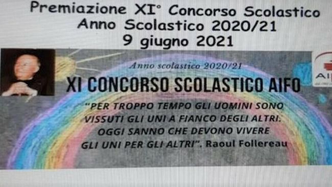 Le classi seconde del 2°circolo R.Settimo premiate al XI Concorso Nazionale AIFO