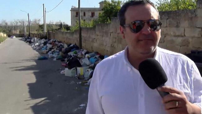 VIDEO – Rifiuti in via Errante Vecchia, quei 95 metri della vergogna