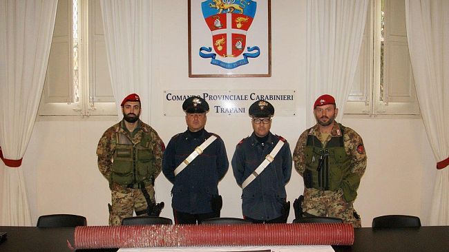 Trapani: Altre armi rinvenute in un casolare abbandonato. I Carabinieri indagano.