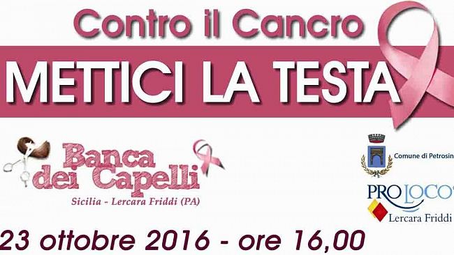 Petrosino, “Contro il cancro mettici la testa”: domenica un convegno presso il Centro Polivalente