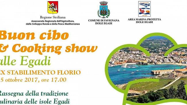 Buon cibo e cooking shoow alle Egadi. Domenica 15 a Favignana gli chef Peppe Giuffrè e Fabio Potenzano