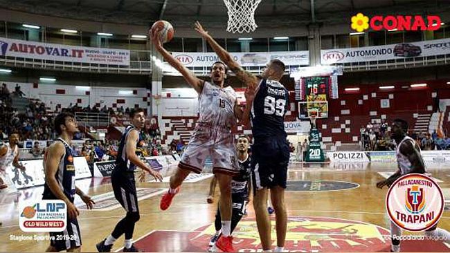 Pallacanestro Trapani, dichiarato concluso il campionato a causa del COVID-19