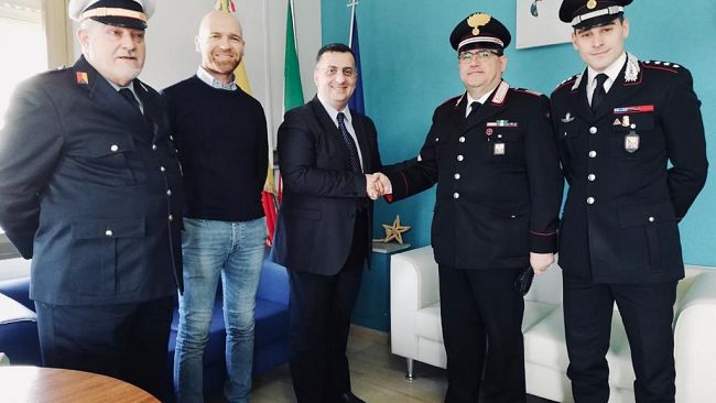 Petrosino: in visita al Comune il nuovo Comandante della Stazione dei Carabinieri