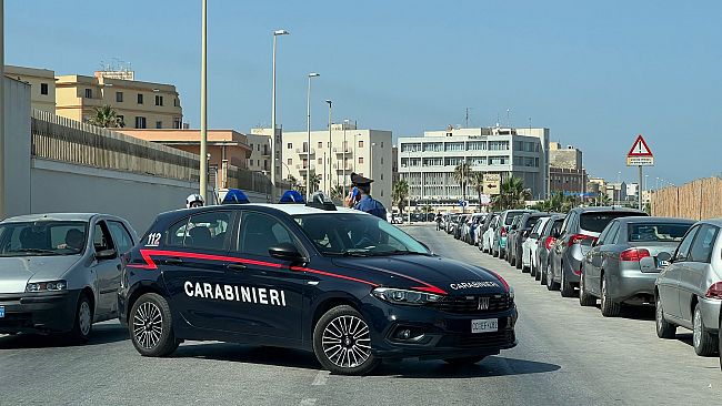 Allarme bomba a Trapani
