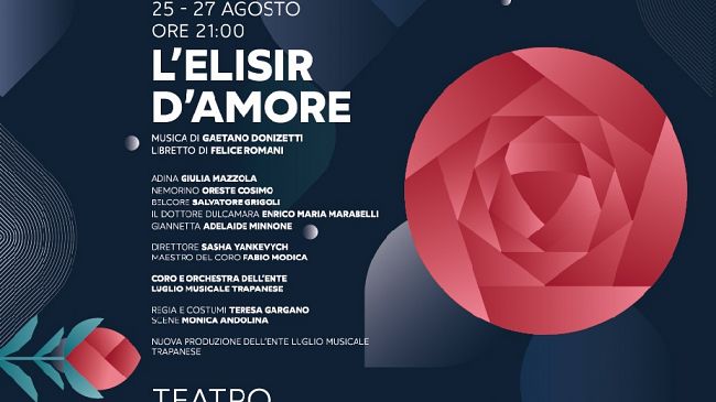 L'elisir d'amore di Donizetti in scena il 25 e il 27 agosto