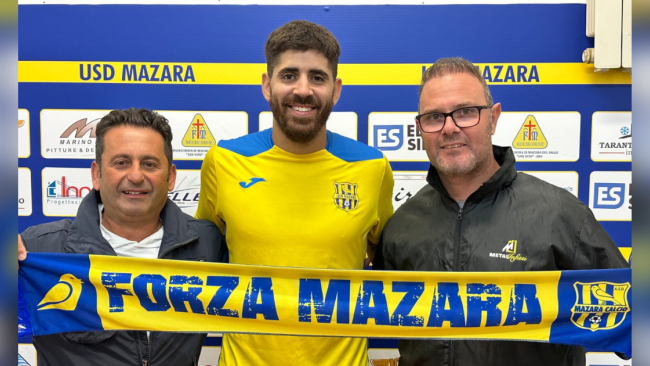 Mazara, In gialloblù il difensore argentino Julian Eduardo Lopez