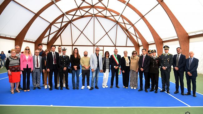 Calatafimi Segesta, inaugurata l'area sportiva scolastica del plesso Sasi
