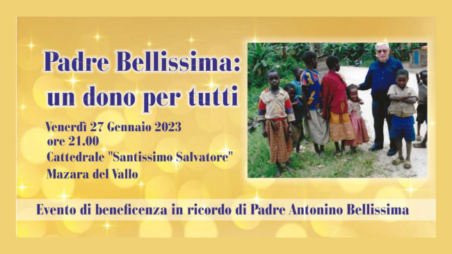 A Mazara il 27 gennaio l’evento “Padre Bellissima: Un dono per tutti”