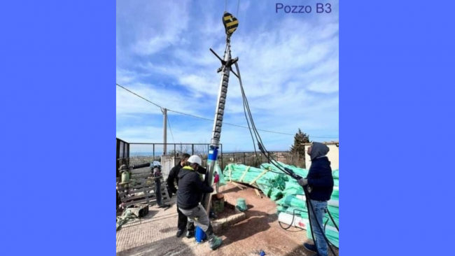 Menfi, iniziati i lavori di montaggio della pompa B3