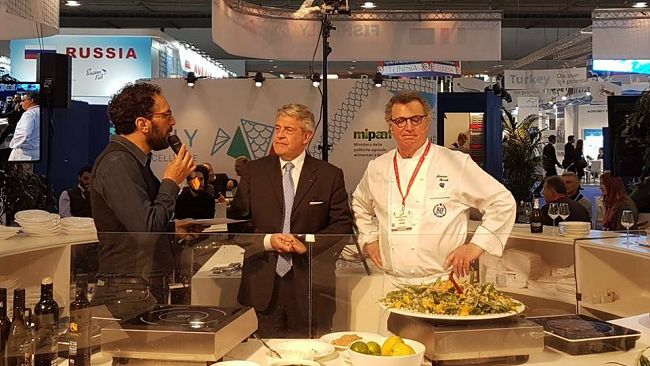 Grande successo a Bruxelles per i prodotti di eccellenza delle aziende del Distretto della Pesca e Crescita Blu