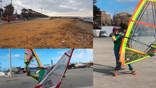 Mazara, una pista di “wind-skate” nell’area destinata all’oasi verde di San Vito?