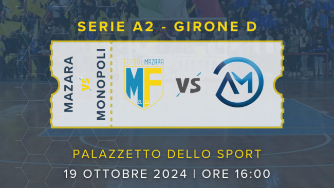 Il 19 ottobre il debutto casalingo del Futsal Mazara. Al via la prevendita dei biglietti