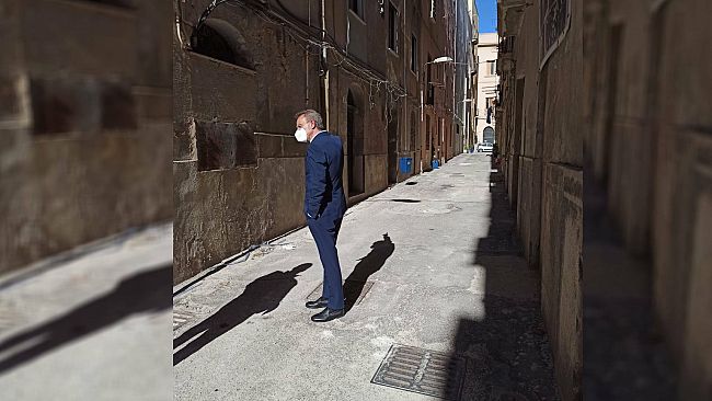 Trapani, proseguono i sopralluoghi di Tranchida. Disposta bonifica di strade