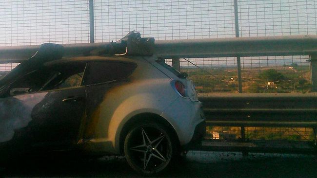 Auto in fiamme sull’A29, Palermo-Mazara del Vallo: rallentamenti direzione Mazara