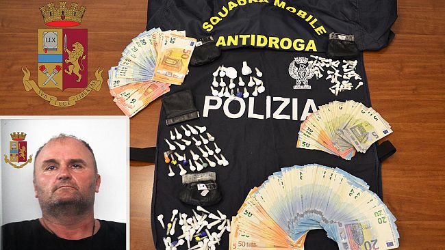 Operazione della Polizia di Stato a Trapani: arrestato spacciatore con oltre 120 dosi di cocaina.