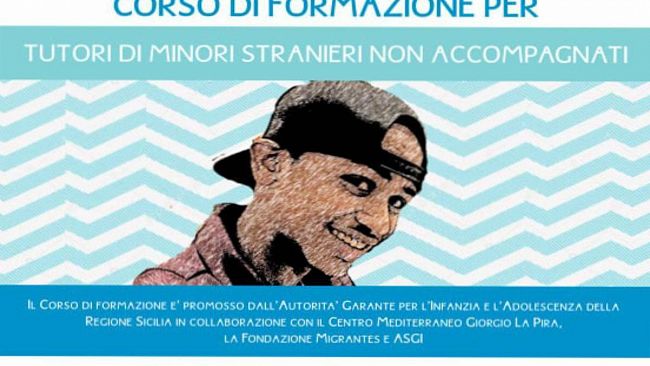 A Marsala il primo “Corso per tutori di minori stranieri non accompagnati”, organizzato dall’Autorità Garante della Regione Sicilia al Complesso San Pietro