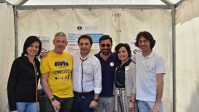 Partanna, il Rotary ha organizzato un’iniziativa per la  XIV Giornata Mondiale contro l’Ipertensione Arteriosa.