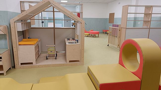 Pronto per il nuovo anno scolastico l'asilo nido di via Trieste