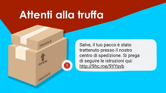 Attenzione alla nuova truffa via SMS: pacco trattenuto nel centro di spedizione