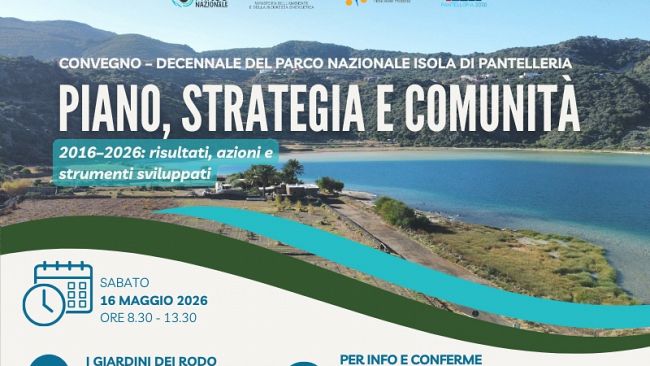 Piano, strategie e comunità”: al via le celebrazioni del decennale del Parco Nazionale Isola di Pantelleria
