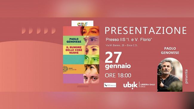 Erice, il regista Paolo Genovese presenta all'Istituto