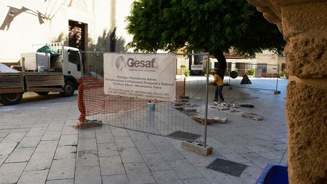 Mazara, al via i lavori per la sistemazione del basolato in vie e piazze del centro