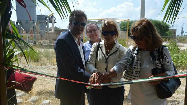 Inaugurata la tensostruttura di Castelvetrano, simbolo di lotta alla mafia