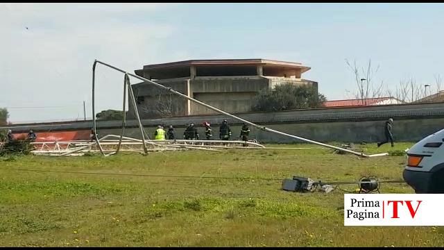 VIDEO – Mazara, c/da Affacciata, Muore operaio cadendo da un palo di telecomunicazioni