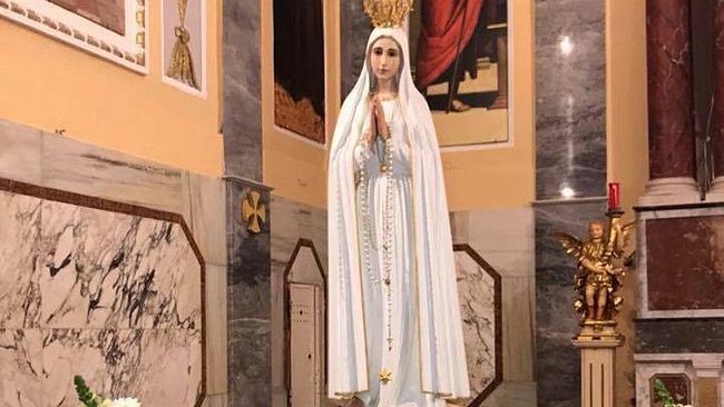 Ecco gli orari per visitare la statua della Madonna di Fatima