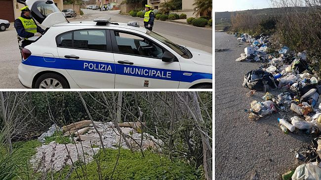 Partanna, rifiuti: intensificati i controlli e identificati e multati dieci soggetti