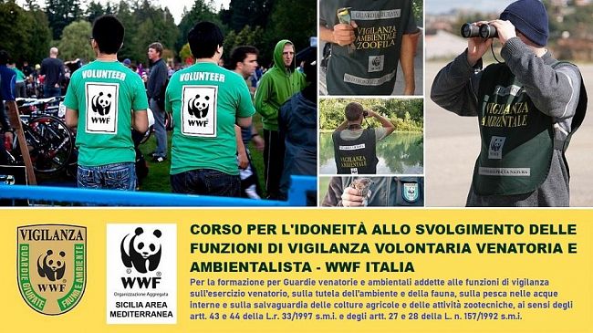 WWF Trapani, al via il corso per guardie volontarie venatorie e ambientali