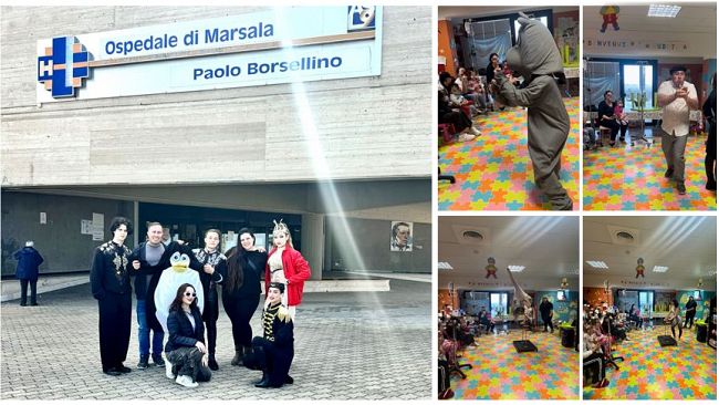 Il Circo Maya Orfei abbraccia la Pediatria di Marsala: un sorriso per i piccoli pazienti del Borsellino