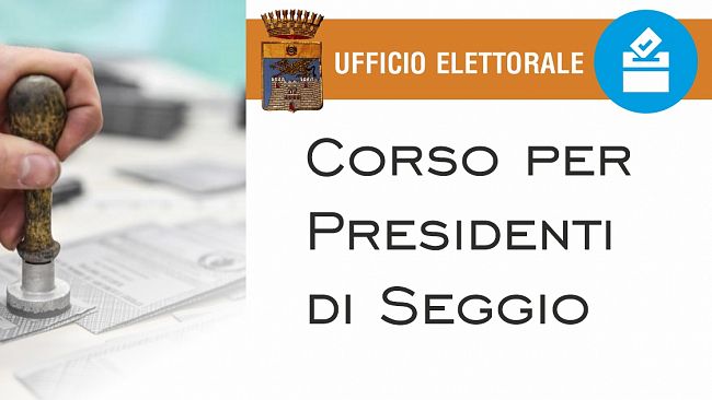 L'ufficio elettorale tiene un corso per presidenti di seggio