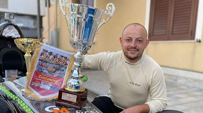 Slalom di Custonaci: De Giorgio sul podio