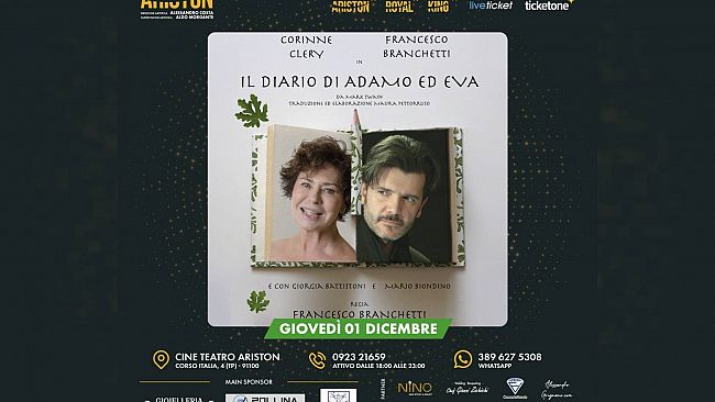 Corinne Clery e Francesco Branchetti aprono la stagione teatrale dell'Ariston