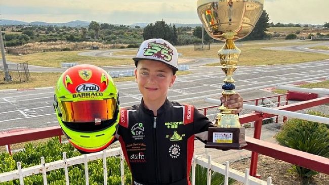 Karting: Vito Bigione Jr. punta al titolo regionale e alla ribalta nazionale