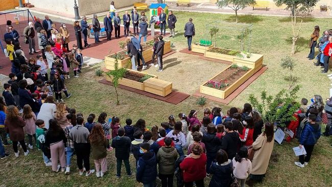 Mazara, I Circolo Didattico, Inaugurato il “Giardino della gentilezza”